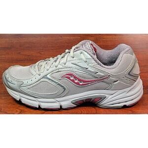 Saucony Women's Prestige TR Gray/Maroon Running Shoes Sneakers Sz 7.5 15051-10